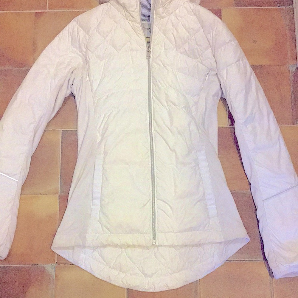 White lululemon jacket